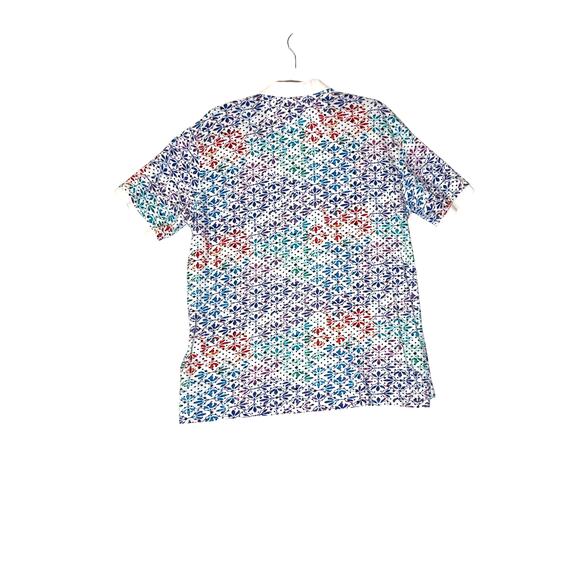 Robert Graham size L mens shirt short sleeve polo business casual golf travel - Picture 2 of 8